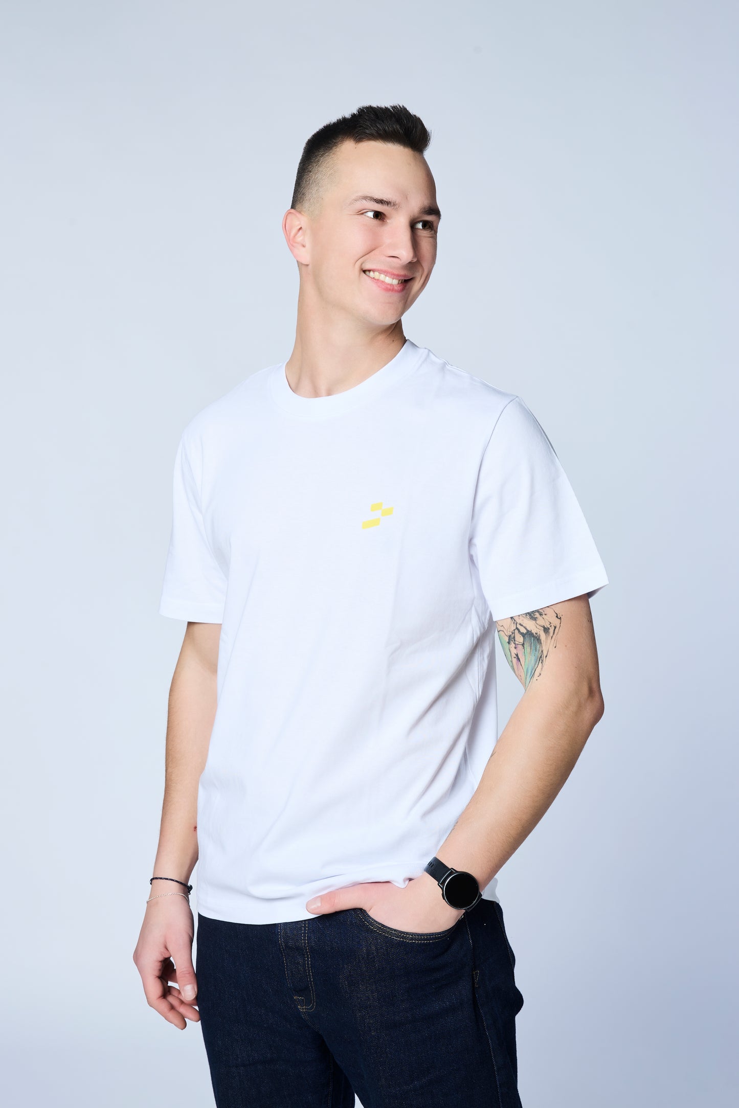 Bílé triko L'Etape Road Gang