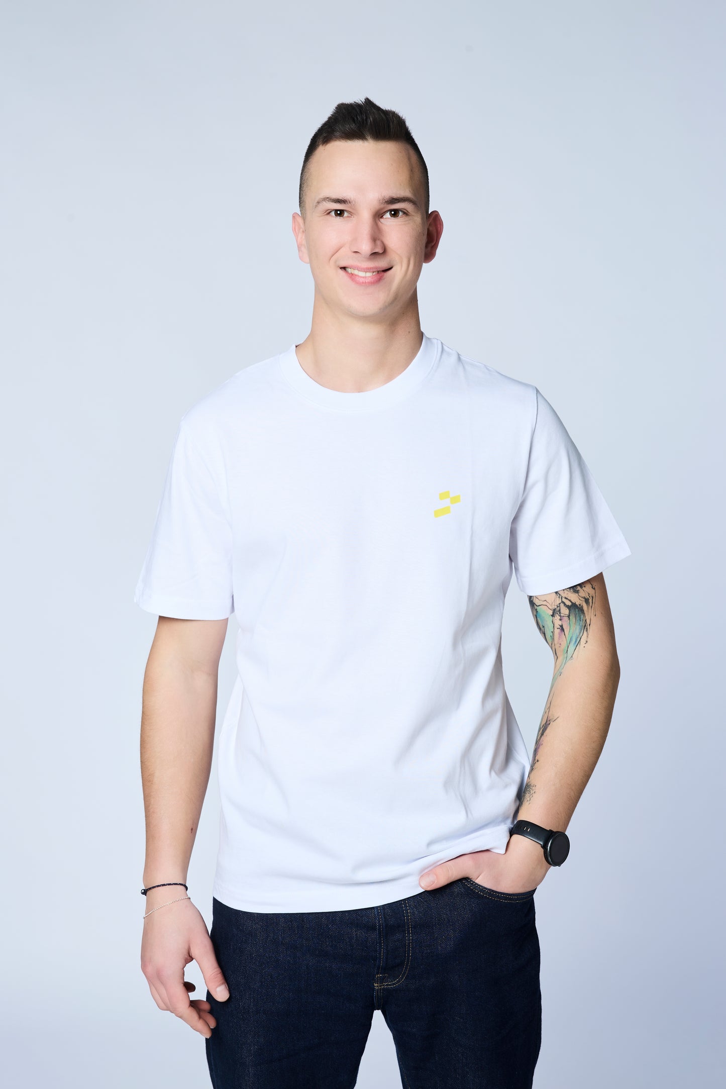 Bílé triko L'Etape Road Gang