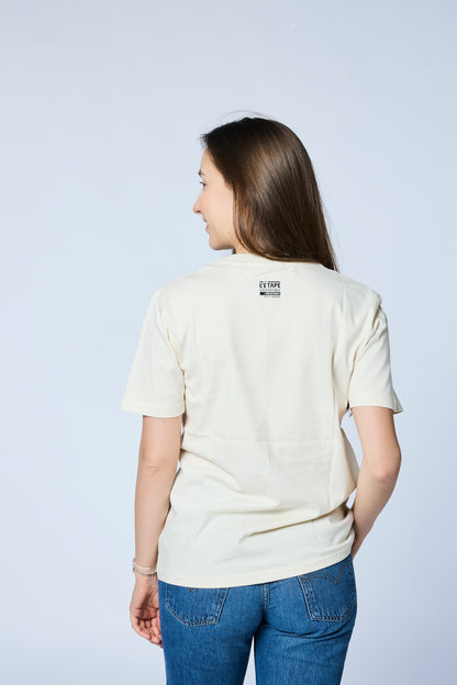 Smetanové triko s motivem Horské L'Etape 2025