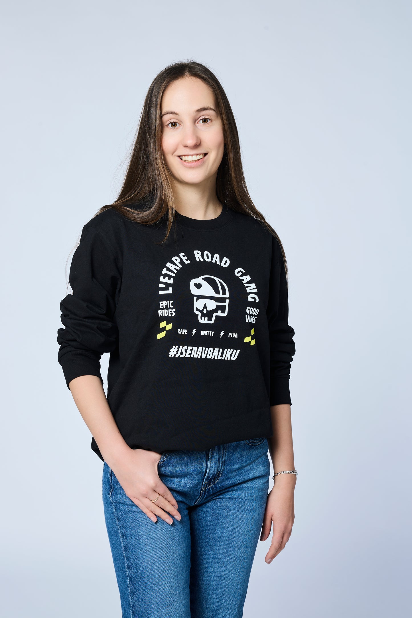 Černé triko L'Etape Road Gang s dlouhým rukávem