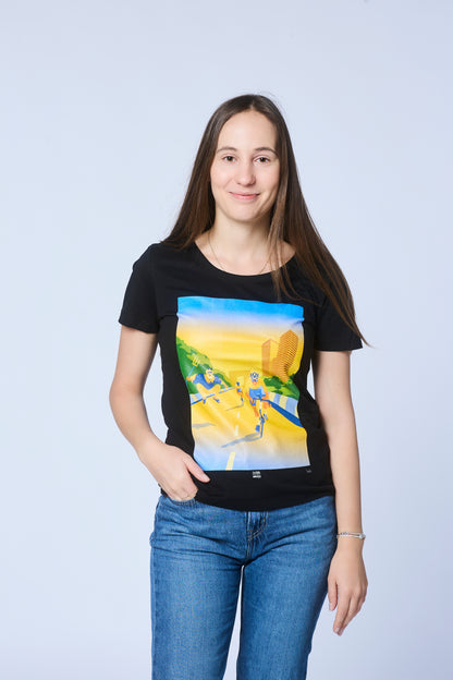 Dámské triko s motivem Kopcovité L’Etape 2026