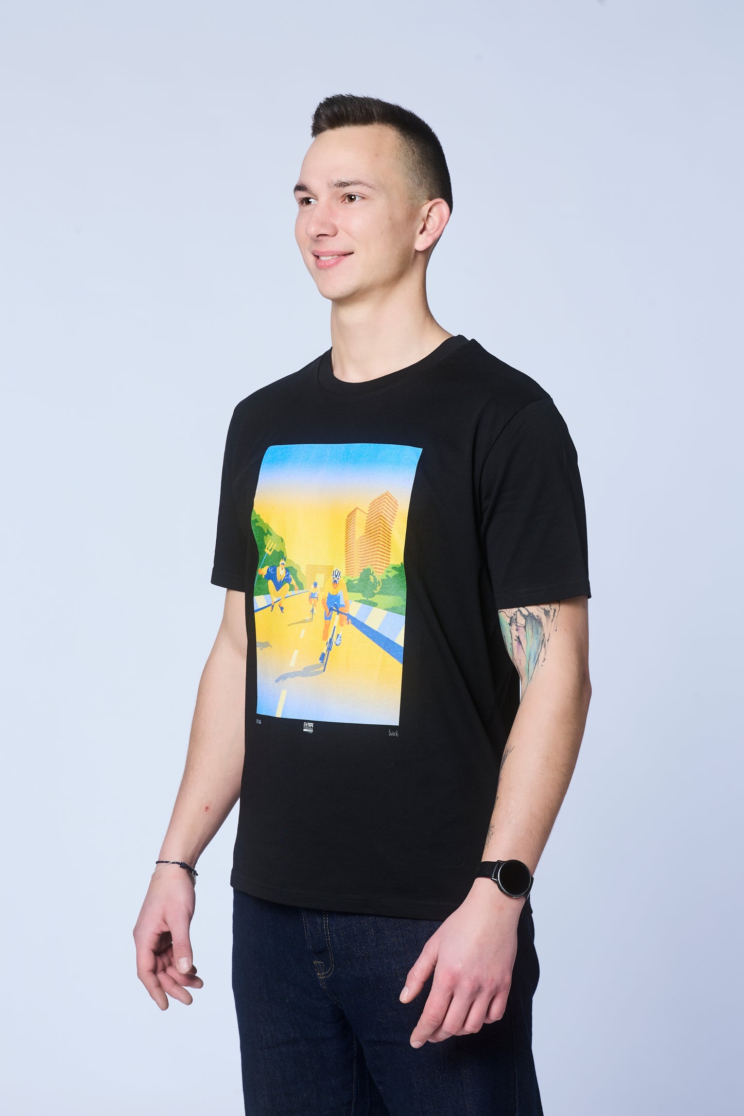 Pánské triko s motivem Kopcovité L'Etape 2026