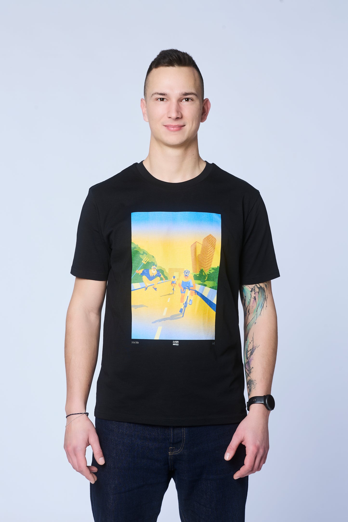 Pánské triko s motivem Kopcovité L'Etape 2026