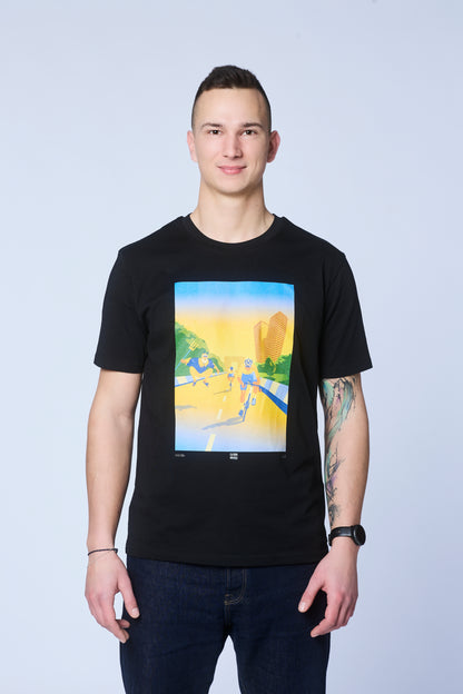 Pánské triko s motivem Kopcovité L'Etape 2026